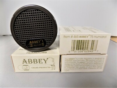 ABBEY 75 HUMIDROL CIGAR BOX HUMIDITY REGULATOR 167 PIECES NOS CLOSEOUT DEAL