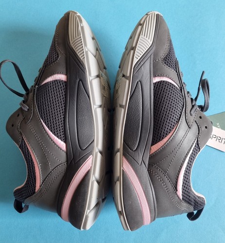 Esprit Schuhe Gr 39 grau rosa - Sneaker Sportschuh Turnen Fitness Freizeit - NEU - Bild 6 von 11