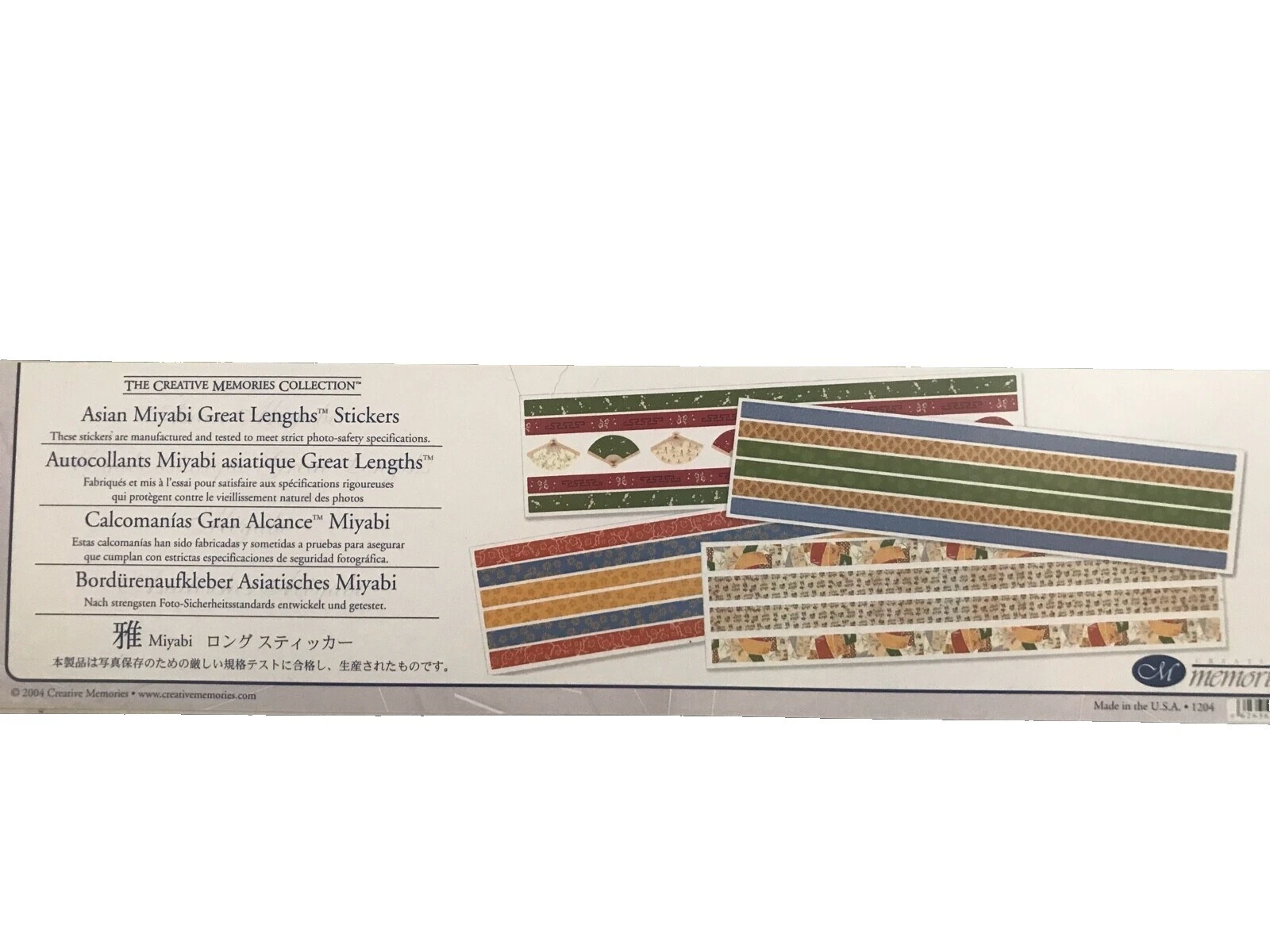 Pegatinas Scrapbooking Creative Memories asiático