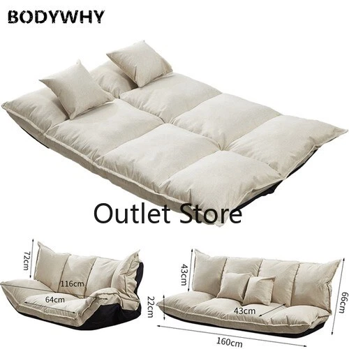 Folding Double Lazy Sofa Dual-purpose Bedroom | eBay