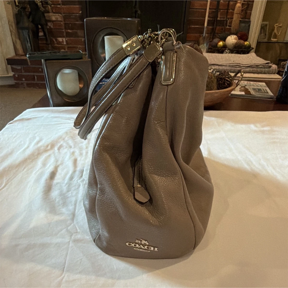 Coach Shoulder Bag Gray Bags & Handbags for Women for sale | eBay