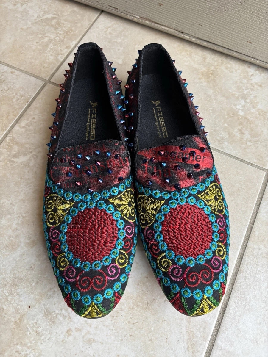 Fiesso by Aurelio Garcia Blue Suede Leather Loafers w/ Pointed Toe Size 10 (44) Fiesso by aurelio garcia - Gem main image 3