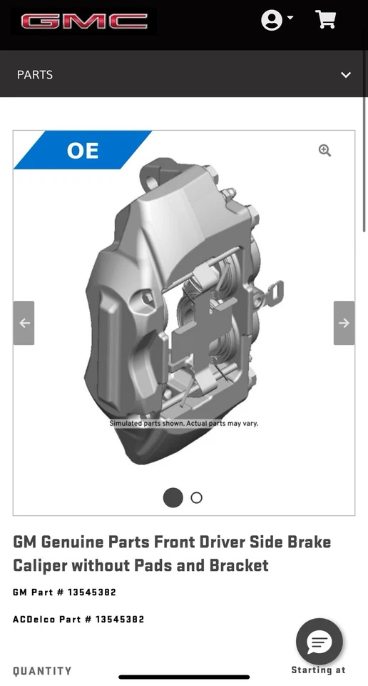 GMC Yukon/Sierra 1500 2021-2025 pinzas para conductor y pasajero con herrajes Foto 3 de 4
