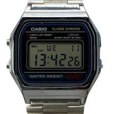 Genuine CASIO A158W Digital Quartz Watch SS Silver Cheap Casio #319