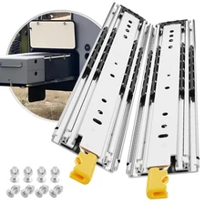 1 Pair Heavy Duty Drawer Slides with Lock 18 20 22 24 26 28 30 32 34 36 38 40...