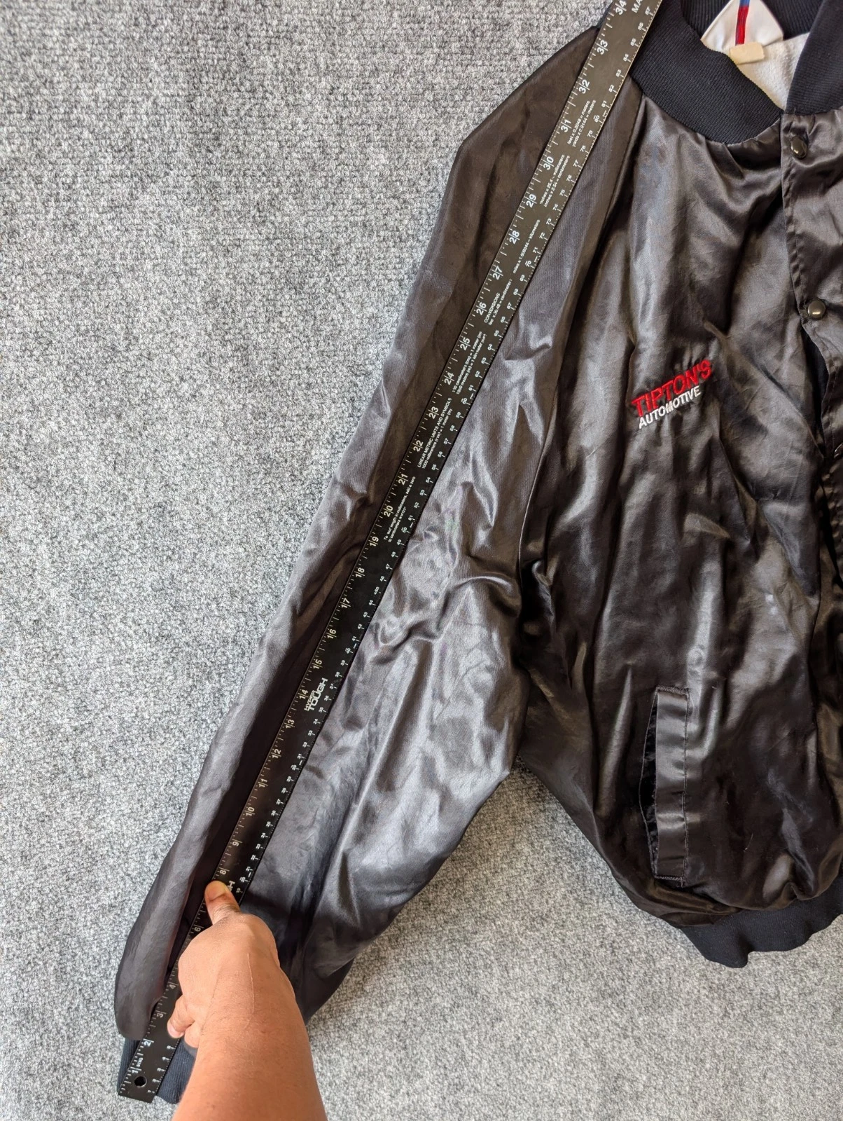 Vintage 90s WestArk Racing Bomber Jacket 3XL AC Delco ASDA Sand Drags Streetwear - product detail image 9