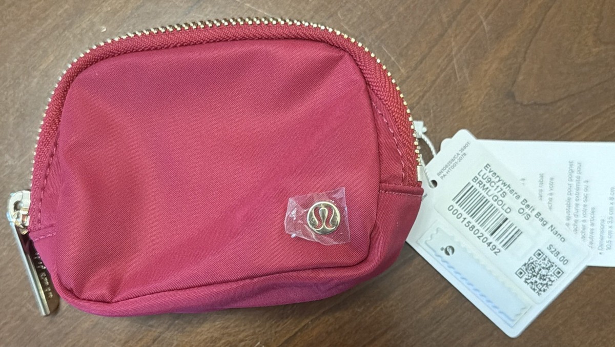 lululemon berry belt bag Delta Sigma Pi Everywhere Lululemon Everywhere Belt Bag 1L