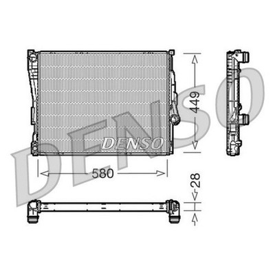 DENSO Wasserkühler Motorkühler Alu für BMW 3er Compact E46 316 TI 318 320d