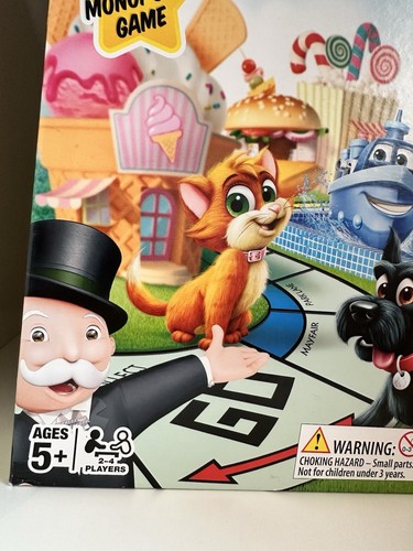 Monopoly Junior Board Game Complete Set for Kids Ages 5 And Up - Picture 5 of 9