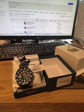 Seiko 5 Sports SRP605K2 Baby monster Automatic Blue Dial excellent Condition