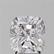 Cert. AGI 2.01 Carat Cushion Cut Natural Mined Diamond Loose D color VS1 clarity