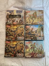 AIRFIX HO/OO Sets Lot 6 Infantry American, German, British, Japanese, US Marines