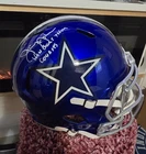 Jimmy Johnson Dallas Cowboys Full Size Rep Helmet BAS Witnessed Autographed