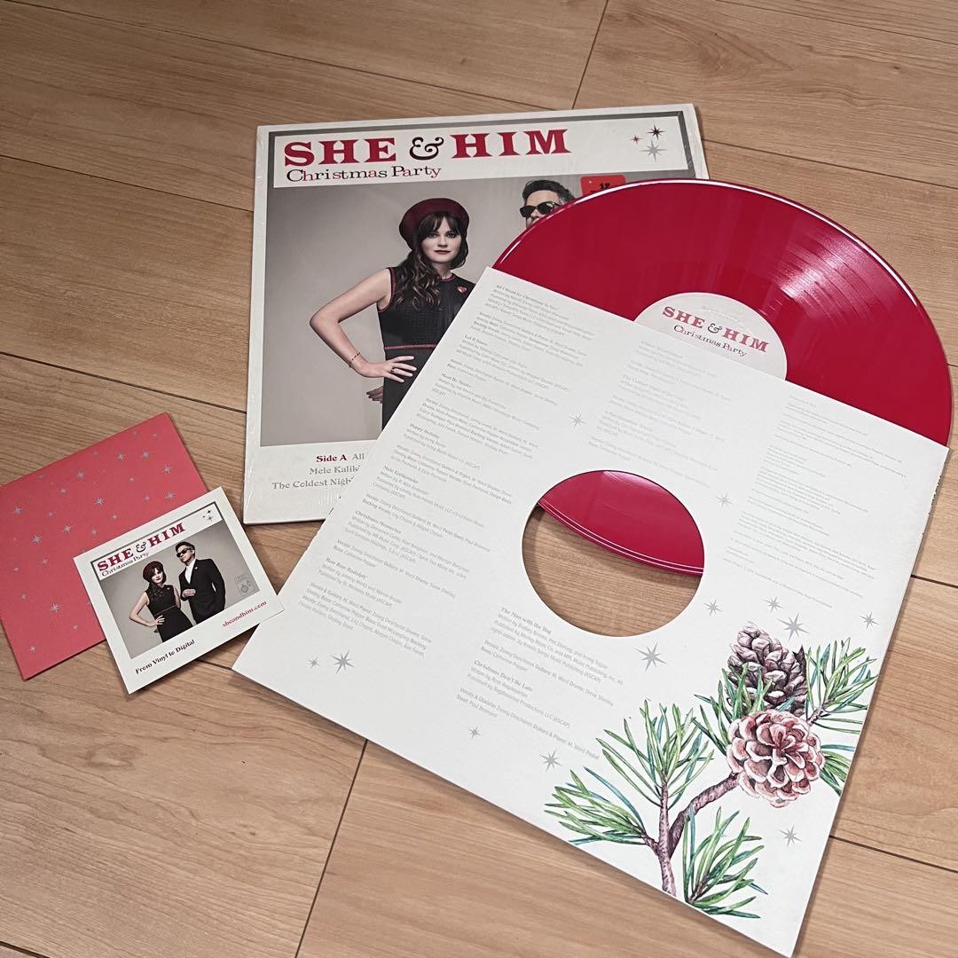 レア She & Him Christmas Party (red Vinyl) She Him Christmas Party Red Vinyl | eBay