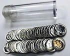 *1964 ROOSEVELT DIME ROLL* *50 TOTAL COINS* *BU+++* NR #G4536