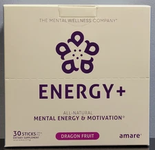 Amare Global Energy+ Dragon Fruit 30 Sticks - New in Box!