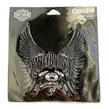 Harley-Davidson EST Motorcycles 1903 Gray Eagle Wings Patch NEW