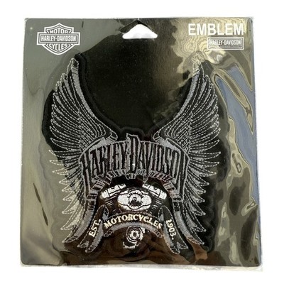 Harley-Davidson EST Motorcycles 1903 Gray Eagle Wings Patch NEW