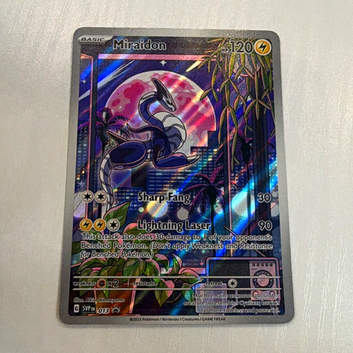 Pokemon TCG Miraidon SVP013 Scarlet & Violet Promo Full Art Holo English 2023