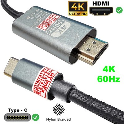 USB-C auf HDMI 2.1 HDTV 4K 60Hz Adapter nylon kabel für OnePlus Pad Lite 11 