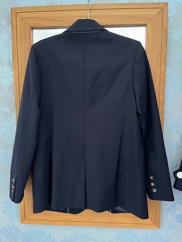 Boden blazer donna Bloomsbury navy taglia 10R 43% lana - nuovo senza etichette - Foto 3 di 12