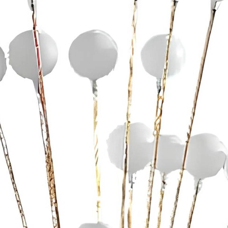 Lámpara de pie 62" amarilla 16 LED novedad con blanco Foto 4 de 4