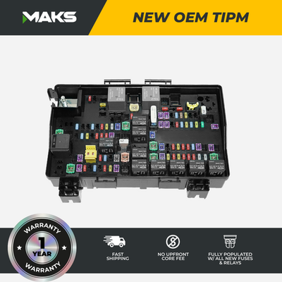 2014 dodge ram 1500 cigarette lighter fuse 2013-2014 Dodge RAM 1500 New OEM TIPM Fuse Box 68192083AH 1 YEAR WARRANTY