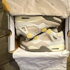 Nike Air Jordan 4 Gray/White Colorblock Mid T...