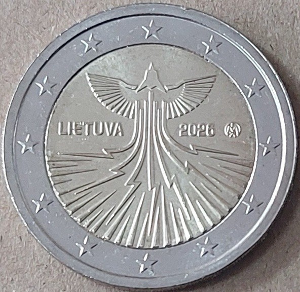 Lituanie - 2 Euros Commemorative 2026 " L'indépendance Énergétique " UNC