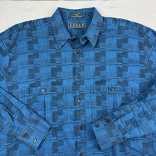 Vintage Levis Button Up Shirt Adult Medium Plaid Collared Classic 1980s 90s