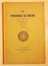province du Maine 1952 biens d'Eglise Basile-Antoine Moreau St-pierre-des-bois