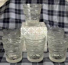Heritage Hannon By CRISTAL D’ ARQUES Double Old Fashion Glasses Set Of 6