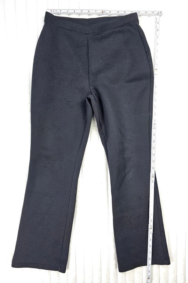 Express World 品牌涤纶/氨纶混纺黑色短靴中号短款 — 第 3/4 张图片