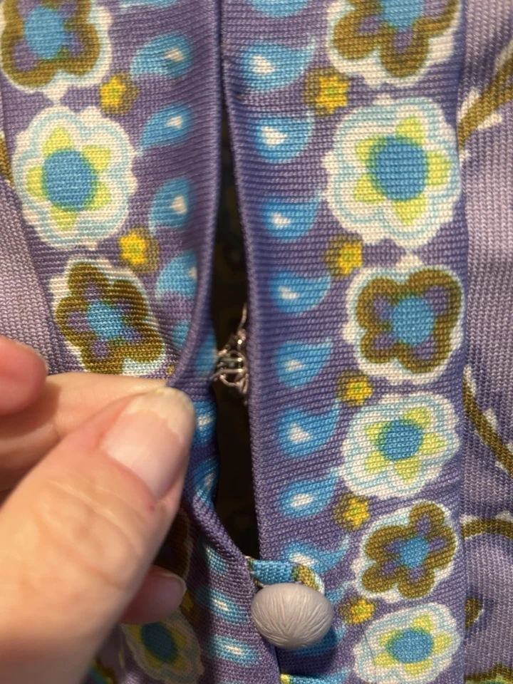 Vestido vintage, años 60, Goldworm, Italia, 8, psicodélico Foto 4 de 4