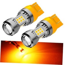 7444 LED Bulbs, Super Bright 7443 7440NA 7444NA WY21W Blinker Amber Yellow
