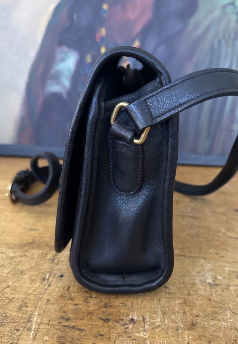 coach マネークリップ Vintage Coach Black Ridgefield Bag Crossbody 9812 for sale