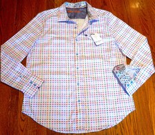 ROBERT GRAHAM MENS AUTHENTIC NEW ORIGINAL DRESS SHIRT Size XL EXTRA LARGE , NWT
