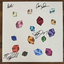 BAND SIGNED Turnover Myself In The Way Blue Vinyl LP AUTOGRAPH BAS Beckett COA