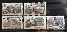 Checoslovaquia 1978, Mi. Nº 2458 - 2461, 2465, MNH.