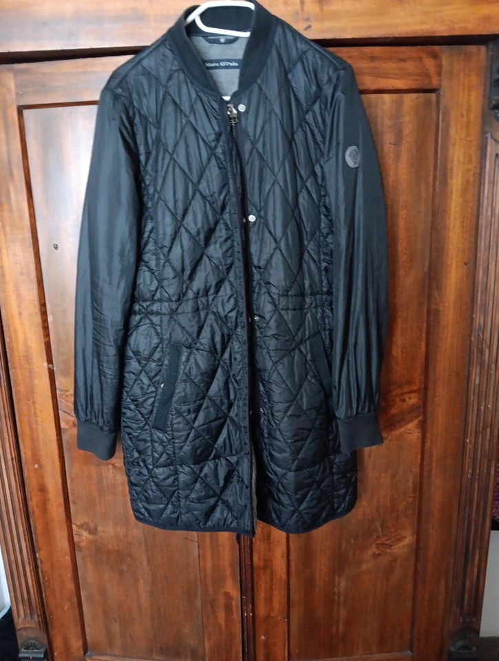 Eleganter Steppmantel Marc O‘Polo Schwarz Größe S M