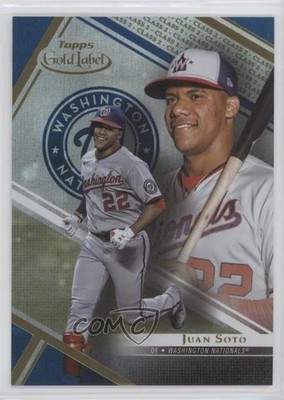 2021 Topps Gold Label Class 2 Blue 11/99 Juan Soto #30 h3a