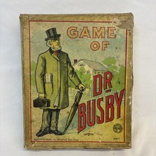Antique Dr Busby Milton Bradly Card Game Complete 40 Card Expanded Set 1905