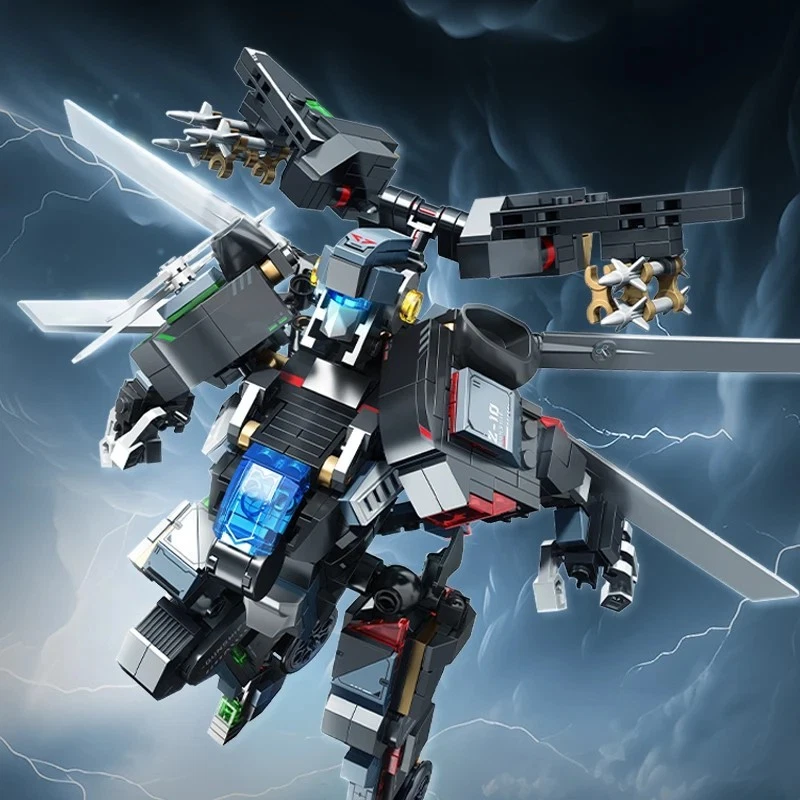 🤖 Transform! SEMBO BLOCK Mecha Warrior—763pcs Robot Bricks Gift - Image 4 of 4