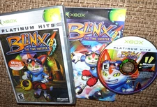 Blinx: The Time Sweeper (Microsoft Xbox, 2002) CIB Complete In Box VGC disc