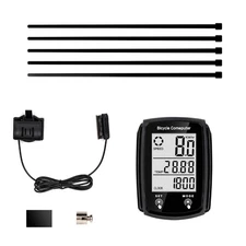 Multifunction Waterproof Digital Bicycle Computer Bike Speedometer Odometer Kit