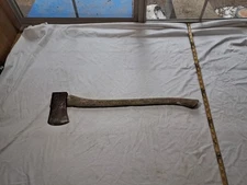 Vtg Kelly True Flint Edge Single  bit Axe Hatchet Os 4