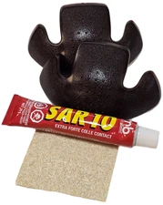 Moneysworth & Best Quality Shoe Toe Guard Boot Saver - Color Brown LARGE 1 Pair