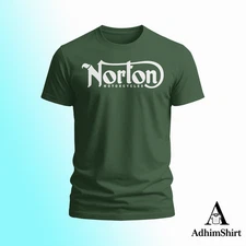 NORTON Motorcycle Logo FUNNY T-SHIRT S-5XL USA many colors
