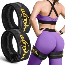 Booty Bands for Glutes - BFR Flow Restriction Bands with Weekly Plan for Legs...