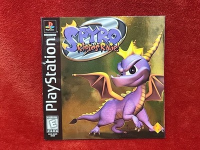 Spyro The Dragon Ripto's Rage - Black Label Manual Only (Playstation 1, PS1)